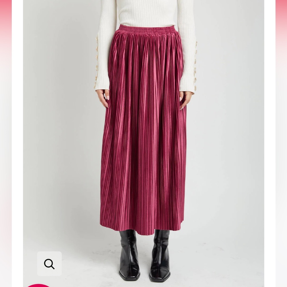 Ban.do Pleated Midi Skirt